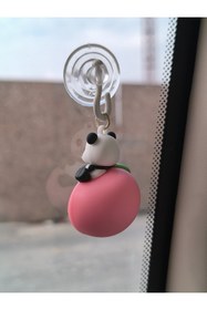 Resim Esey Dizayn Panda Araba Dikiz Ayna Süsü - Vantuzlu Cam Süsü 