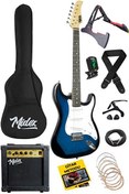 Resim Midex AGE-80BL Amfili Full Elektro Gitar Seti 4/4 Yetişkin 39" Blue 