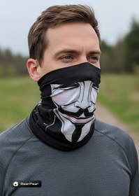 Resim Bear&Pear Vendetta Buff Boyunluk Maske Bandana Unisex Boyunluk Baf 