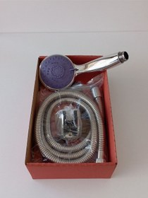 Resim Örgülü Duş Seti Krom 