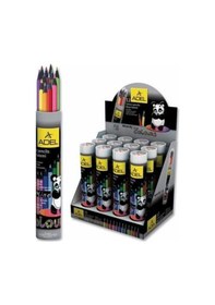 Resim Adel Blackline Kuru Boya Kalemi Metal Tüp 12 Renk 