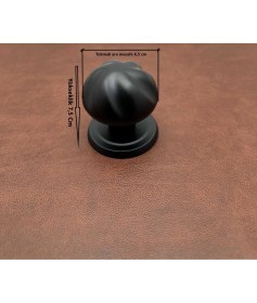 Resim Mevlana Mat Siyah A238 Zamak Kapı Tokmağı 