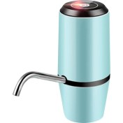 Resim Kosona Mavi Usb Şarjlı Su Pompa, Dokunmatik Ekran, Çift Motor, 1200mah Batarya, Saf Su/su Deposu İçin Elektrikli Su Taşıyıcı 