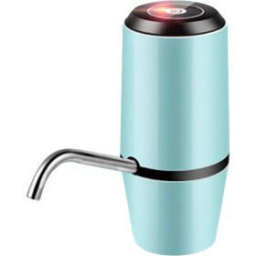 Resim Kosona Mavi Usb Şarjlı Su Pompa, Dokunmatik Ekran, Çift Motor, 1200mah Batarya, Saf Su/su Deposu İçin Elektrikli Su Taşıyıcı 
