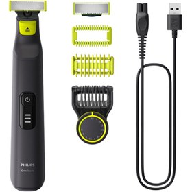 Resim Philips OneBlade Pro QP6542/10 Yüz +Vücut Şekillendirici, 12 Uzunluk Ayarı, Islak ve Kuru Tıraş 