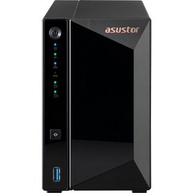 Resim Asustor AS3302T Realtek RTD1296 2 Disk Yuvası Nas (2X18TB Desteği) 2GB DDR4 2.5 GBE x 1 USB 3.2 x 3 Depolama Ünitesi 