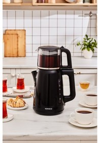 Resim Karaca Mega Tea 1501 1500 W Cam Çay Makinesi 