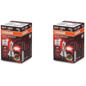 Resim Osram Night Breaker Silver H7 %100 Fazla Işık (2 ADET) (YASAL HALOJEN) 