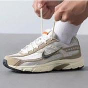 Resim Nike Erkek Spor Ayakkabı Initiator Bej Günlük Yürüyüş Ayakkabısı Sneaker 