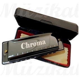 Resim Chroma 10 Delikli Mızıka Professional Harmonica Do C 