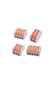 Resim Meon Robotik Otomasyon PCT-212 Hızlı Bağlantı Klemensi 2 Pin | Mandallı Vidasız Buat Terminali 32A 