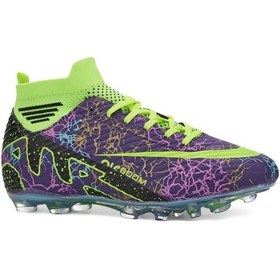 Resim Prego Air Laliga 565 Merdane Krampon Çoraplı Mor Mor 