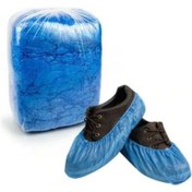Resim Çift Lastikli Kalin Poşetli Hijyenik Galoş Mavi 1000 Adet - 412943761 