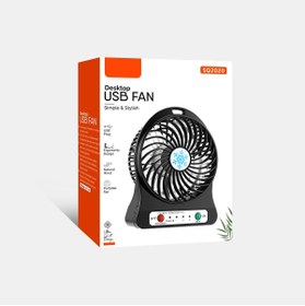 Resim linarya BLİC SQ2020 3 Kademeli Masaüstü Ve Araç Fan Pervane Şarjlı 