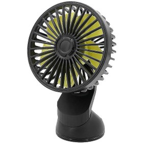 Resim Üç Hız Kontrolü Ve Arka Tek Başlıklı Vantuzlu Usb Araç Vantilatörü - Kaiyi 