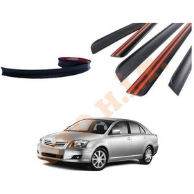Resim Toyota Avensis 02-08 Uyumlu Bagaj Üstü Spoiler Mat Siyah 