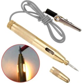 Resim Mega Oto Market 12 V Araç Kontrol Kalemi Timsah Ağızlı 