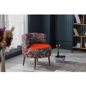 Resim Azra Mobilya Sydney Çay Seti Koltuk Takımı - Cafe, Ofis, Balkon, Kafe, Bahçe, Salon Mobilyası Turuncu 