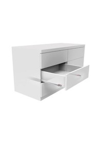 Resim Samet Bas Aç 35.40.45.50 Cm Kısmi Açılır Frenli Çekmece Rayı 45 Cm 