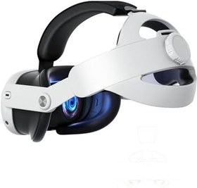 Resim Head Strap Compatible with Meta/Oculus Quest 3, VR Accessories, Enhanced Comfort Stability and Reduce Facial Stress Enhance Headstrap, Adjustable Elite Strap Replacement for Quest 3 Headset 