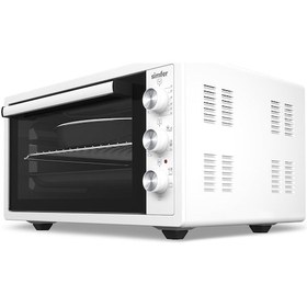 Resim Simfer 4502 Beyaz 45 Litre Turbo Midi/Mini Fırın Kompakt Tasarım ve Enerji Verimliliği Sağlar 