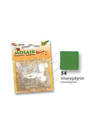 Resim Folia Transparan Mozaik 10X10 Mm 190 Adet Yeşil 57254 
