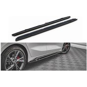 Resim Audi A3 8y Maxton Marşpiyel Lip 2021 - 2024 - Plastik - Piano Black 
