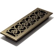 Resim Neotret Grates SPH414-A Desenli Zemin Menfezi, 10x35.5 cm, Antik Pirinç Trent&Co 1166718 