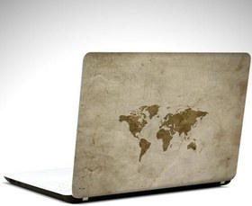 Resim Dünya Haritası Laptop Sticker 19 inch (40,5X27CM) 