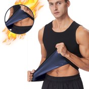 Resim Erkek Atletik Şekillendirici Yelek, Polyester 90% Elastan 10% Terlik, Fitness Eğitimi Spor Giyim, Dar Kesim Kolsuz Yaka Örgü Kumaş, Tüm Mevsimler İçin Düz Renk Esnek Kazaklar 