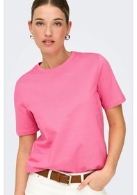 Resim Only Onlfreja Luxe Kadın Tişört Kısa Kollu Pembe 
