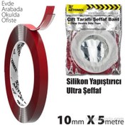 Resim Automix 10Mm*5M Çift Taraflı Silikon Bant 