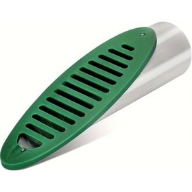 Resim Willowhaven 1 Adet Yeşil Pvc Açılı Bahçe Drenaj Izgarası - 4 Inç Bağlantı, Tıkanmaya Dayanıklı Dış Mekan Drenaj Sistemi, Temel Koruma, Kolay Kurulum 