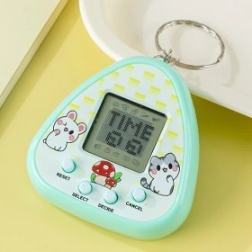 Resim Dashanshop Mini Oyun Konsolu Anahtarlık - Yeşil 1908 Sırt Çantası Ve Çanta Charm, Tatil Ve Doğum Günü Hediyesi 