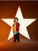 Resim Galatasaray Parçalı 5 Yıldızlı Çocuk T-shirt C251440 Sarı - Kırmızı 