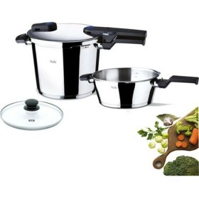 Resim Fissler Bluepoint Düdüklü Tencere 6 Lt + 3,5 Lt Set 