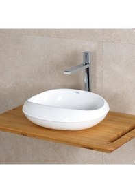 Resim Lena EY-4710 Tezgah Üstü Lavabo Beyaz 