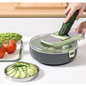 Resim Patates Sebze Küp Rende Doğrayıcı Dicer Mandolin Dilimleyici Jülyen Kesici Mutfak 