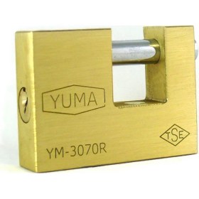 Resim Yuma Kayar Milli Pirinç Asma Kilit 79 mm - Yeni Tip 