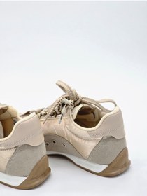 Resim Luvesta Shoes Luvesta Gold Beige Retro Runner 