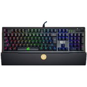 Resim Darkside DM700-K USB Kablolu Full RGB Makro Gaming Bilek Destekli Blue Switch Siyah Q Mekanik Klavye Dragos