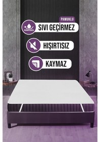 Resim Sıvı Geçirmez Yatak Alezi Mikro 90X190Cm Dört Köşe Lastikli 
