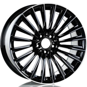 Resim Emr -dy989-05 8.5x19"-5x112 Et38 66.6 Black Lip Diamond Jant (4 Adet) 