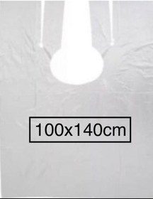 Resim Tek Kullanımlık Berber Kuaför Kesim Önlüğü 1000 Adet (Bantlı) 