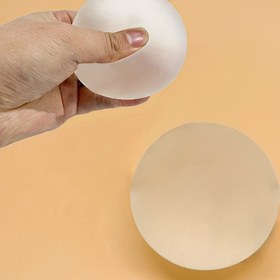 Resim 1/2/3/4 Adet (Tekli/Çift) Stres Slime Topu - Duyusal Fidget Topu, Malt Şurubu Dolgulu, El Hediyesi, Sıkılabilir (Beyaz) 