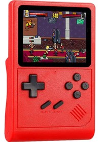 Resim Gb300 6000 Oyun Ve 3 İnç Ekranlı El Tipi Retro Oyun Konsolu Çift Oyunculu Red 