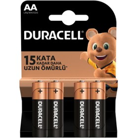 Resim Duracell Basic 4'lü AA Kalem Pil 