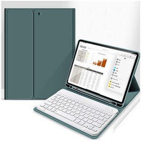 Resim Apple Uyumlu iPad Pro 11inç M4 2024 Kılıf Kablosuz Klavyeli Kılıf Mobax A2836 A2837 A3006 Kılıf 