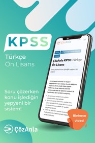 Resim ÇözAnla KPSS Türkçe Ön Lisans 