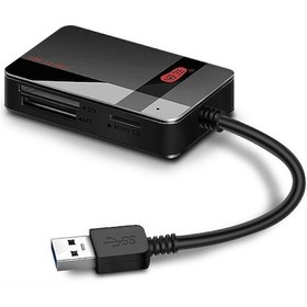 Resim Springsun Kawau Usb 3.0 Dörtlü Kart Okuyucu - Sd/tf/cf/ms Destekli, Hızlı Aktarım, Windows/mac/linux Uyumlu, Plug & Play 